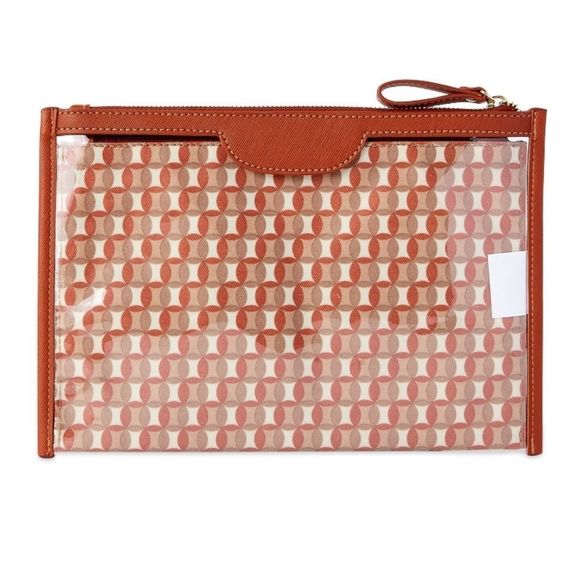 Time & Tru Sustainable Signature Pouch- Gingham - Picture 4 of 6